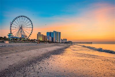 Sonnenuntergang in Myrtle Beach